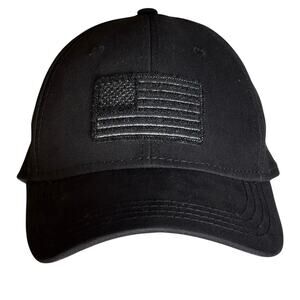 Black American Flag Men's Hat